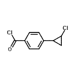 CAS 登录号：132337-10-1， 4-(2-氯环丙基)苯甲酰氯