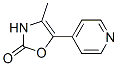 CAS 登录号：132338-12-6， 4-甲基-5-吡啶-4-基-3H-1,3-恶唑-2-酮