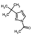 CAS#: 132408-61-8, 1-[3-(2-Methyl-2-Propanyl)-1H-1,2,4-Triazol-1-Yl]Ethanone