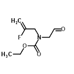 CAS#: 132414-75-6, Ethyl (2-Fluoro-2-Propen-1-Yl)(2-Oxoethyl)Carbamate