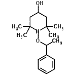 CAS#: 132416-36-5, 2,2,6,6-Tetramethyl-1-(1-Phenylethoxy)-4-Piperidinol