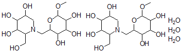CAS#: 132438-21-2, 2-(Hydroxymethyl)-1-[(3,4,5-Trihydroxy-6-Methoxyoxan-2-Yl)Methyl]Piperidine-3,4,5-Triol Trihydrate