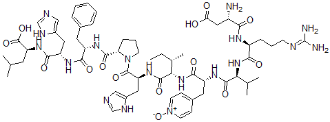CAS#: 132488-66-5, beta-(4-Pyridyl-1-oxide)-4-ala-angiotensin I