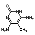 CAS 登录号：13265-41-3， 4,6-二氨基-5-甲基-2(1H)-嘧啶酮