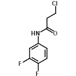 CAS#: 132669-28-4, 3-Chloro-N-(3,4-Difluorophenyl)Propanamide
