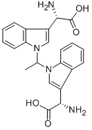 CAS 登录号：132685-02-0， 1,1'-乙亚基二(色氨酸)