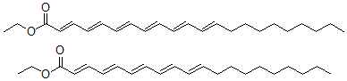 CAS 登录号：132698-06-7， 二十二碳六烯酸酸乙酯与二十碳五烯酸乙酯的混合物