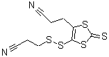 CAS 登录号：132765-35-6， 3,3'-[(2-硫代-1,3-二硫杂环戊烯-4,5-二基)二硫烷二基]二丙腈