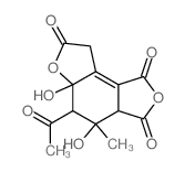CAS#: 13280-64-3, 5-Ethanoyl-4,5a-dihydroxy-4-methyl-5,8-dihydro-3aH-furo[5,4-g][2]benzoxole-1,3,7-trione