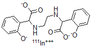 CAS 登录号：132830-15-0， 铟(111)-乙二胺-N,N'-二(2-羟基苯基乙酸)