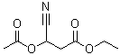 CAS 登录号：132839-92-0， 3-乙酰氧基-3-氰基丙酸乙酯
