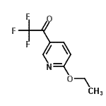 CAS 登录号：132877-25-9， 1-(6-乙氧基-3-吡啶基)-2,2,2-三氟乙烷酮