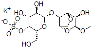 CAS#: 132895-19-3, Potassium [(2R,3R,4R,5R,6S)-4,5-Dihydroxy-6-[[(1S,2R,3S,5S)-2-Hydroxy-3-Methoxy-4,7-Dioxabicyclo[3.2.1]Octan-8-Yl]Oxy]-2-(Hydroxymethyl)Oxan-3-Yl] Sulfate