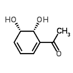CAS 登录号：132898-90-9， 1-[(5S,6R)-5,6-二羟基-1,3-环己二烯-1-基]乙酮