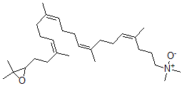 CAS#: 132905-43-2, (4Z,8Z,12Z,16Z)-19-(3,3-Dimethyloxiran-2-Yl)-N,N,4,8,13,17-Hexamethylnonadeca-4,8,12,16-Tetraen-1-Amine Oxide