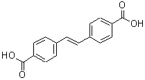 CAS#: 133005-88-6, 4,4'-[(E)-1,2-Ethenediyl]Dibenzoic Acid