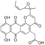 CAS 登录号：133021-37-1， 2-[8,11-二羟基-2-[(2S,3S)-2-甲基-3-[(Z)-丙-1-烯基]环氧乙烷-2-基]-4,7,12-三氧代萘并[3,2-h]苯并吡喃-5-基]乙酸