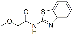 CAS 登录号：133024-42-7， N-2-苯并噻唑基-2-甲氧基-乙酰胺