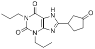 CAS 登录号：133058-72-7， 8-(3-氧代环戊基)-1,3-二丙基-7H-嘌呤-2,6-二酮