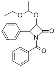 CAS 登录号：133066-61-2， 1-苯甲酰基-3-(1-乙氧基乙氧基)-4-苯基-2-氮杂环丁酮