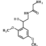 CAS 登录号：133163-28-7， N-[2-(2,5-二甲氧基苯基)-2-羟基乙基]甘氨酰胺