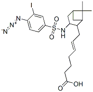 CAS 登录号：133190-94-0， (E)-7-[3-[(4-叠氮基-3-碘苯基)磺酰基氨基]-7,7-二甲基-2-双环[3.1.1]庚烷基]庚-5-烯酸