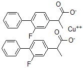 CAS 登录号：133214-12-7， 2-(3-氟-4-苯基苯基)丙酸铜