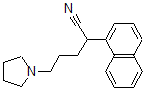 CAS#: 13326-33-5, alpha-[3-(1-Pyrrolidinyl)Propyl]-1-Naphthaleneacetonitrile