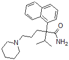 CAS 登录号：13326-45-9， alpha-异丙基-alpha-(3-哌啶丙基)-1-萘乙酰胺