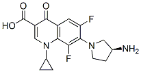 CAS 登录号：133298-78-9， 7-[(3S)-3-氨基吡咯烷-1-基]-1-环丙基-6,8-二氟-4-氧代喹啉-3-羧酸