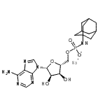 CAS 登录号：133310-22-2， 钠5'-O-[(金刚烷-1-基氨基)磷酸基]腺苷