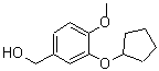 CAS 登录号：133332-49-7， [3-(环戊基氧基)-4-甲氧基苯基]甲醇