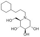 CAS 登录号：133342-48-0， (2R,3R,4R,5S)-1-(3-环己基丙基)-2-(羟基甲基)哌啶-3,4,5-三醇