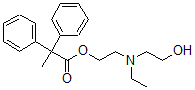 CAS 登录号：133342-59-3， 2-(乙基-(2-羟基乙基)氨基)乙基2,2-二(苯基)丙酸酯