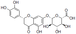 CAS 登录号：133360-47-1， (2S,3S,4S,5R,6S)-6-[(2R)-2-(3,4-二羟基苯基)-5-羟基-4-氧代色满-7-基]氧基-3,4,5-三羟基四氢吡喃-2-羧酸