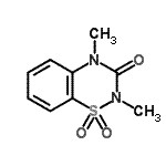CAS#: 13338-03-9, 2,4-Dimethyl-2H-1,2,4-Benzothiadiazin-3(4H)-One 1,1-Dioxide