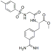 CAS 登录号：133397-81-6， (2S)-3-(3-甲脒基苯基)-2-[[2-[(4-甲基苯基)磺酰基氨基]乙酰基]氨基]丙酸甲酯