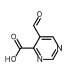 CAS 登录号：133510-35-7， 5-甲酰基-4-嘧啶羧酸