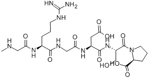 CAS 登录号：133525-11-8， (2S)-1-[(2S)-2-[[(2S)-2-[[2-[[(2S)-5-(二氨基亚甲基氨基)-2-[(2-甲基氨基乙酰基)氨基]戊酰]氨基]乙酰基]氨基]-4-羟基-4-氧代丁酰基]氨基]-3-羟基丙酰基]吡咯烷-2-羧酸