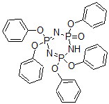 CAS#: 133536-29-5, 2,4,4,6,6-pentakis(phenoxy)-1,3,5-triaza-2,4,6-triphosphacyclohexa-3,5-diene 2-oxide
