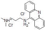 CAS 登录号：13365-37-2， 吖啶-9-基-(3-二甲基铵基丙基)铵二氯化物