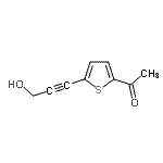 CAS#: 133665-85-7, 1-[5-(3-Hydroxy-1-Propyn-1-Yl)-2-Thienyl]Ethanone
