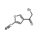 CAS 登录号：133674-76-7， 4-(溴乙酰基)-2-糠腈