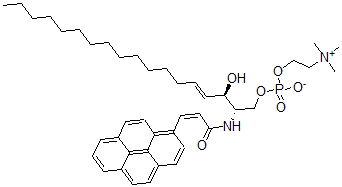 CAS#: 133733-42-3, [(E,2S,3R)-3-Hydroxy-2-[[(Z)-3-Pyren-1-Ylprop-2-Enoyl]Amino]Octadec-4-Enyl] 2-Trimethylazaniumylethyl Phosphate