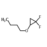 CAS 登录号：133744-89-5， 2-丁氧基-1,1-二氟环丙烷