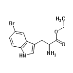 CAS 登录号：133766-36-6， 乙基5-溴色氨酸酯