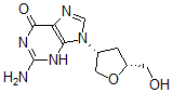 CAS 登录号：133804-87-2， 2-氨基-9-[(3R,5R)-5-(羟基甲基)四氢呋喃-3-基]-3H-嘌呤-6-酮