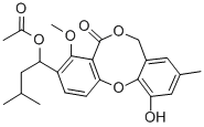 CAS#: 133806-59-4, 1-(11-Hydroxy-4-Methoxy-9-Methyl-5-Oxo-5H,7H-Dibenzo[b,g][1,5]Dioxocin-3-Yl)-3-Methylbutyl Acetate