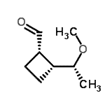 CAS 登录号：133868-22-1， (1S,2R)-2-[(1R)-1-甲氧基乙基]环丁烷甲醛