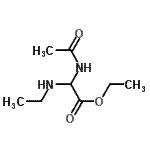 CAS 登录号：133873-10-6， 乙基乙酰氨基(乙基氨基)乙酸酯